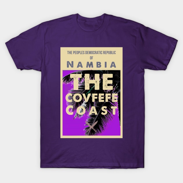 The Covfefe Coast - Purple T-Shirt by Dpe1974